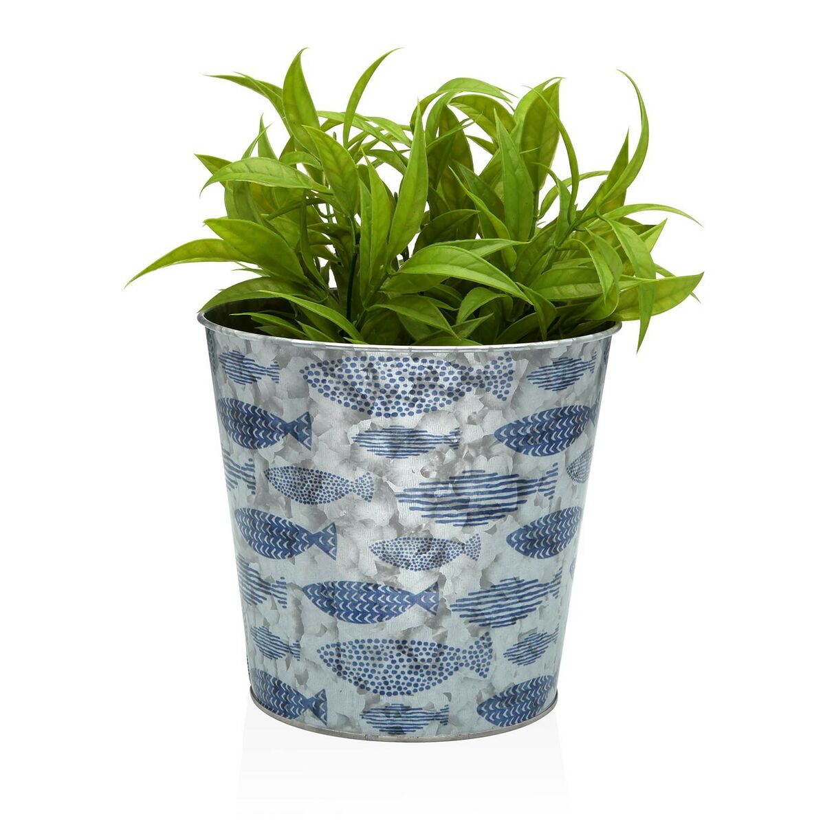 Vaso Versa Metallo Minimalista 18 x 17 x 18 cm 3 S3412124_1
