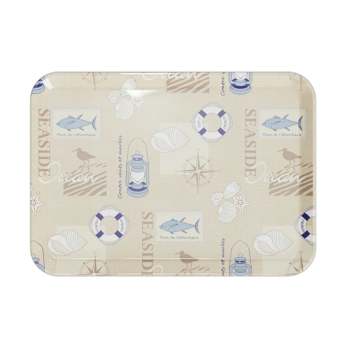 Vassoio Versa Seaside Polietilene RPET 27 x 2,2 x 38 cm 2 S3412440_0