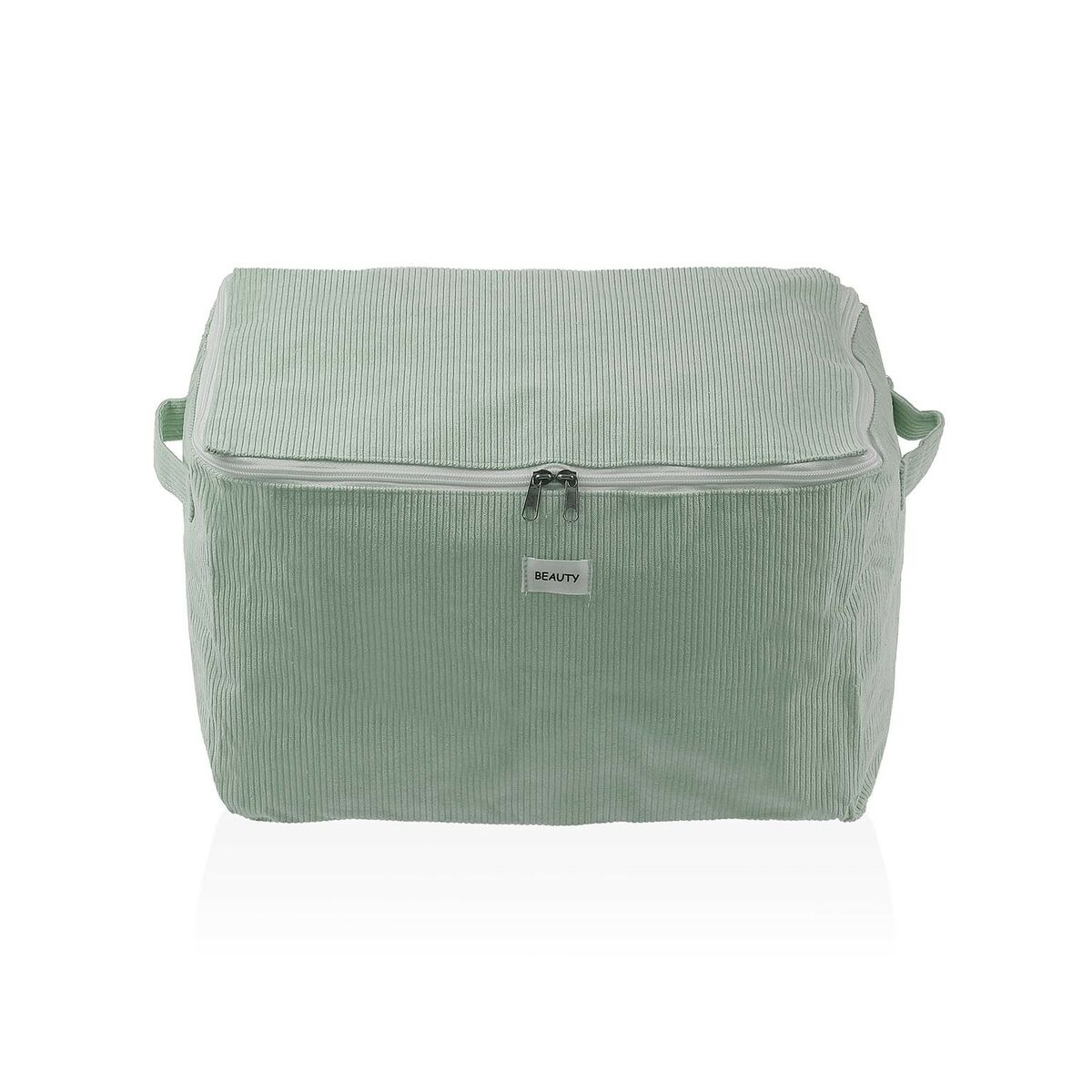 Scatole Portaoggetti Versa Corduroy 38 x 26 x 26 cm Verde 2 S3412722_0