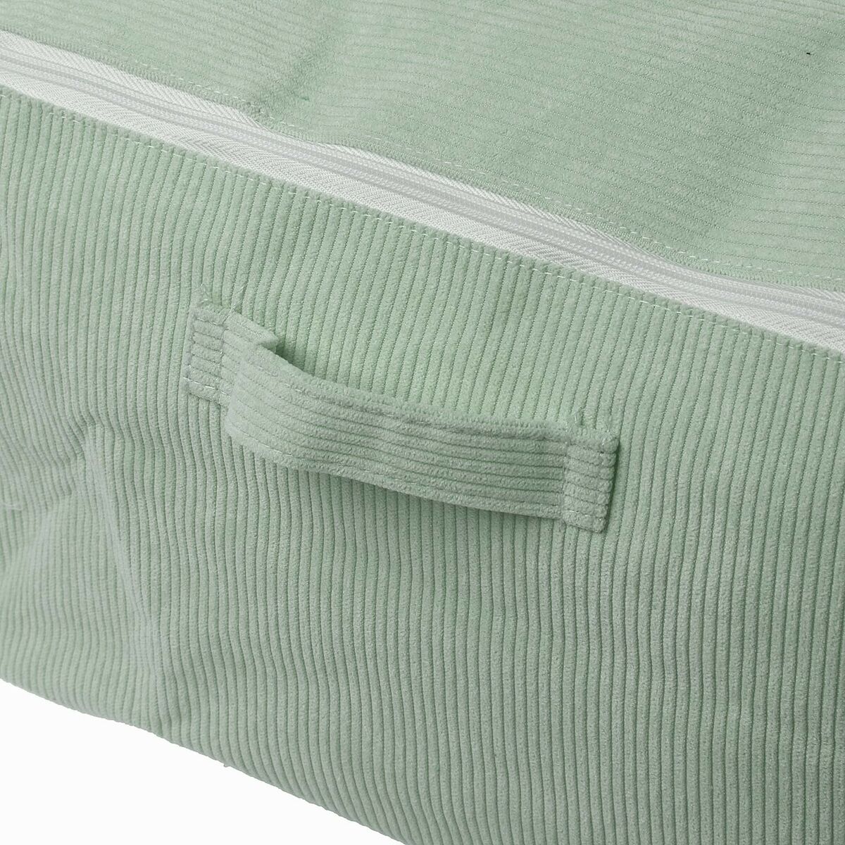 Scatole Portaoggetti Versa Corduroy 38 x 26 x 26 cm Verde 4 S3412722_2