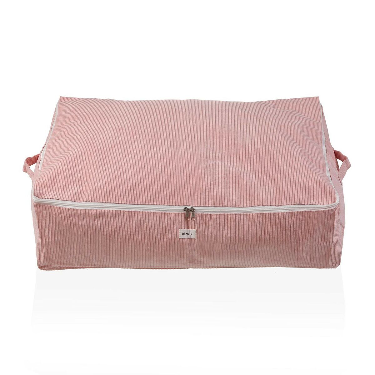 Scatole Portaoggetti Versa Corduroy 50 x 20 x 70 cm Rosa 2 S3412732_0