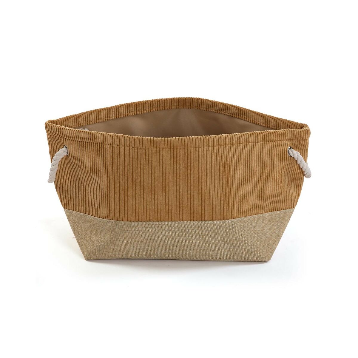 Cestino Multiuso Versa Corduroy 27 x 26 x 27 cm 2 S3412879_0