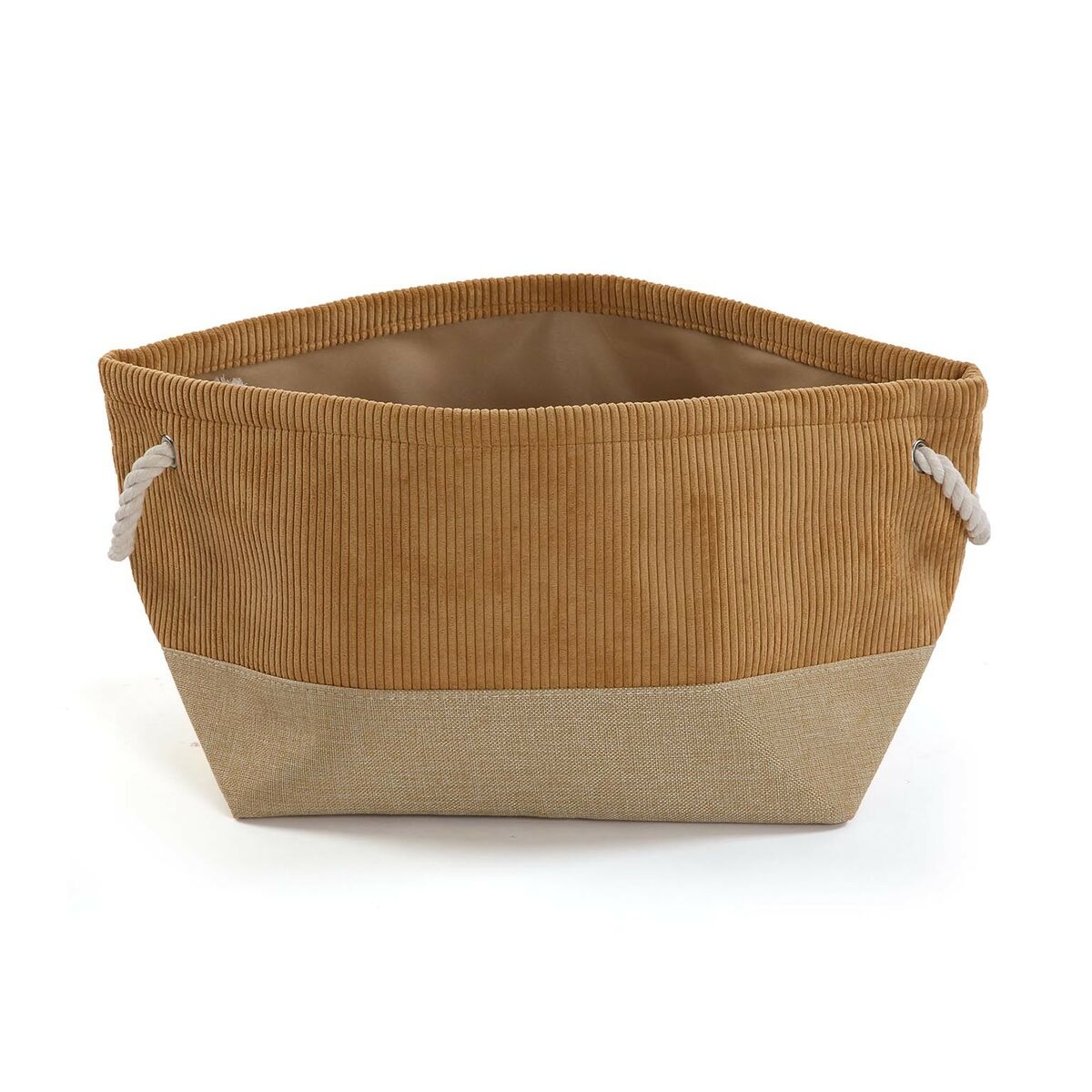 Cestino Multiuso Versa Corduroy 29 x 27 x 39 cm 2 S3412885_0