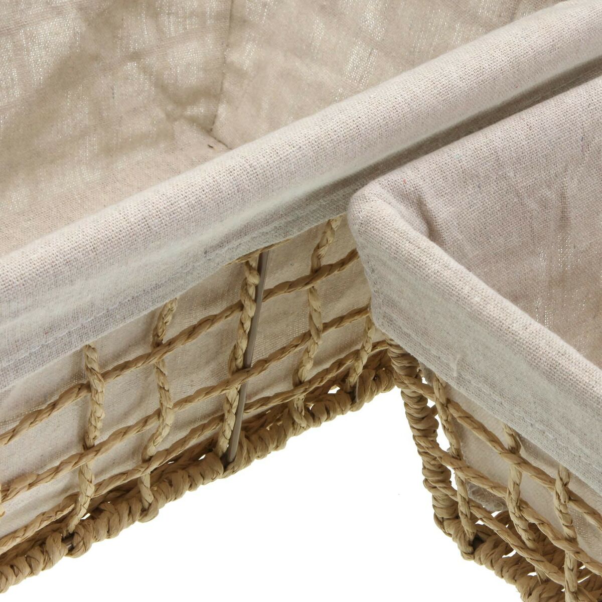 Cesto per i Panni Versa Nadir Marrone Alghe marine 22 x 15 x 32 cm 4 S3413929_2