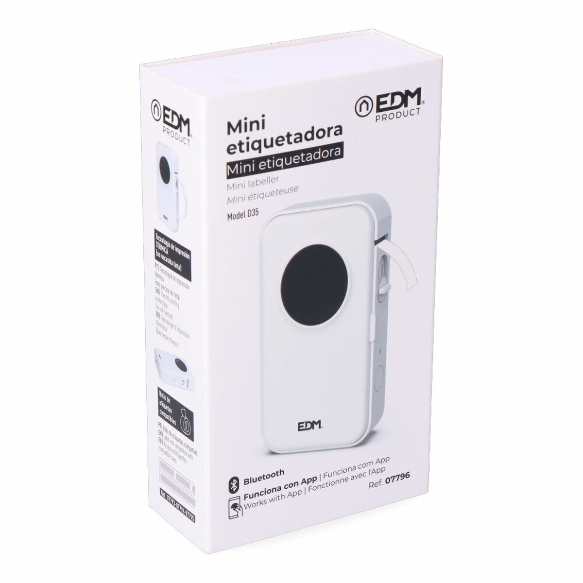 Stampante Termica EDM 07796 07796 Bluetooth Bianco 6 S7922545_4