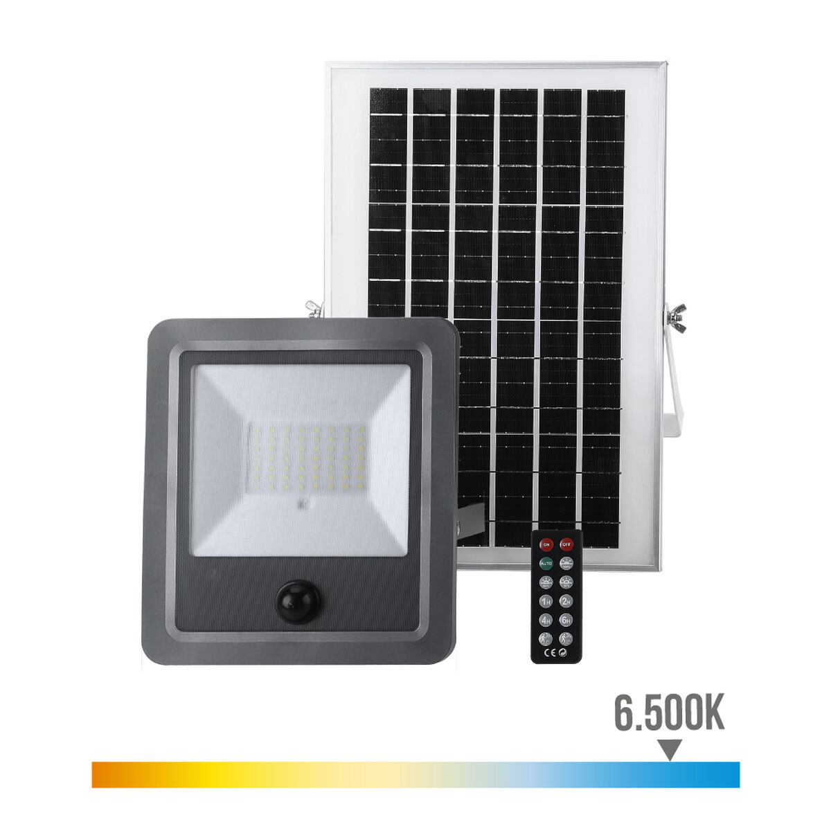Faro Proiettore EDM 31863 300 W 1800 Lm 3500 lm Solare Sensore di Movimento (6500 K) 3 S7922907_1