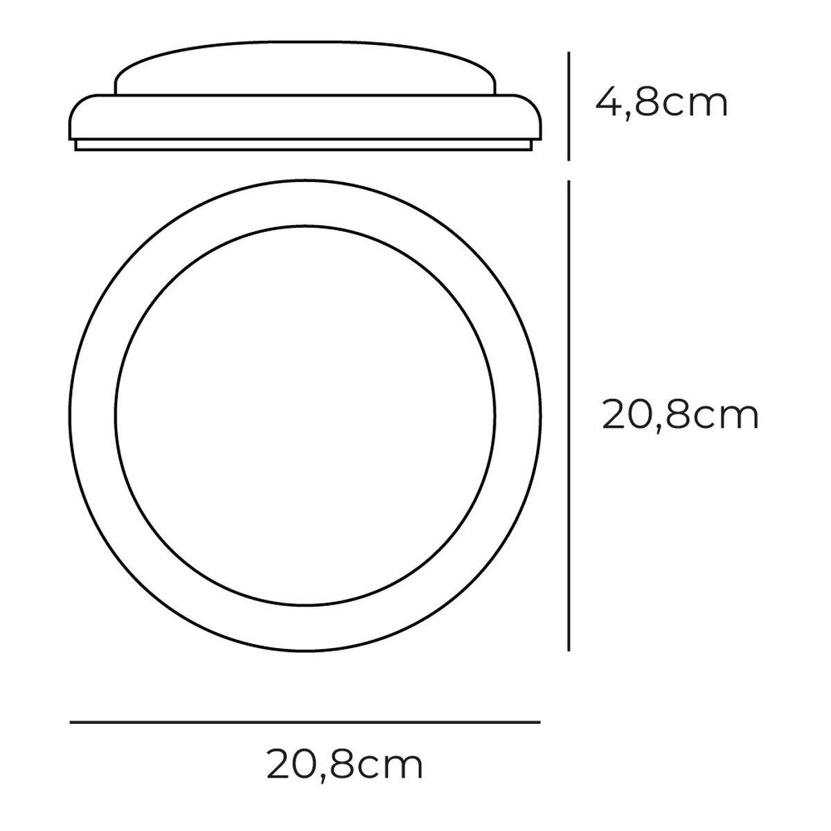Applique da Parete EDM 32447 Bianco Plastica F 18 W 120 W 1820 Lm Sensore di Movimento Sensore di luce Rotondo (6400 K) 5 S7922909_3