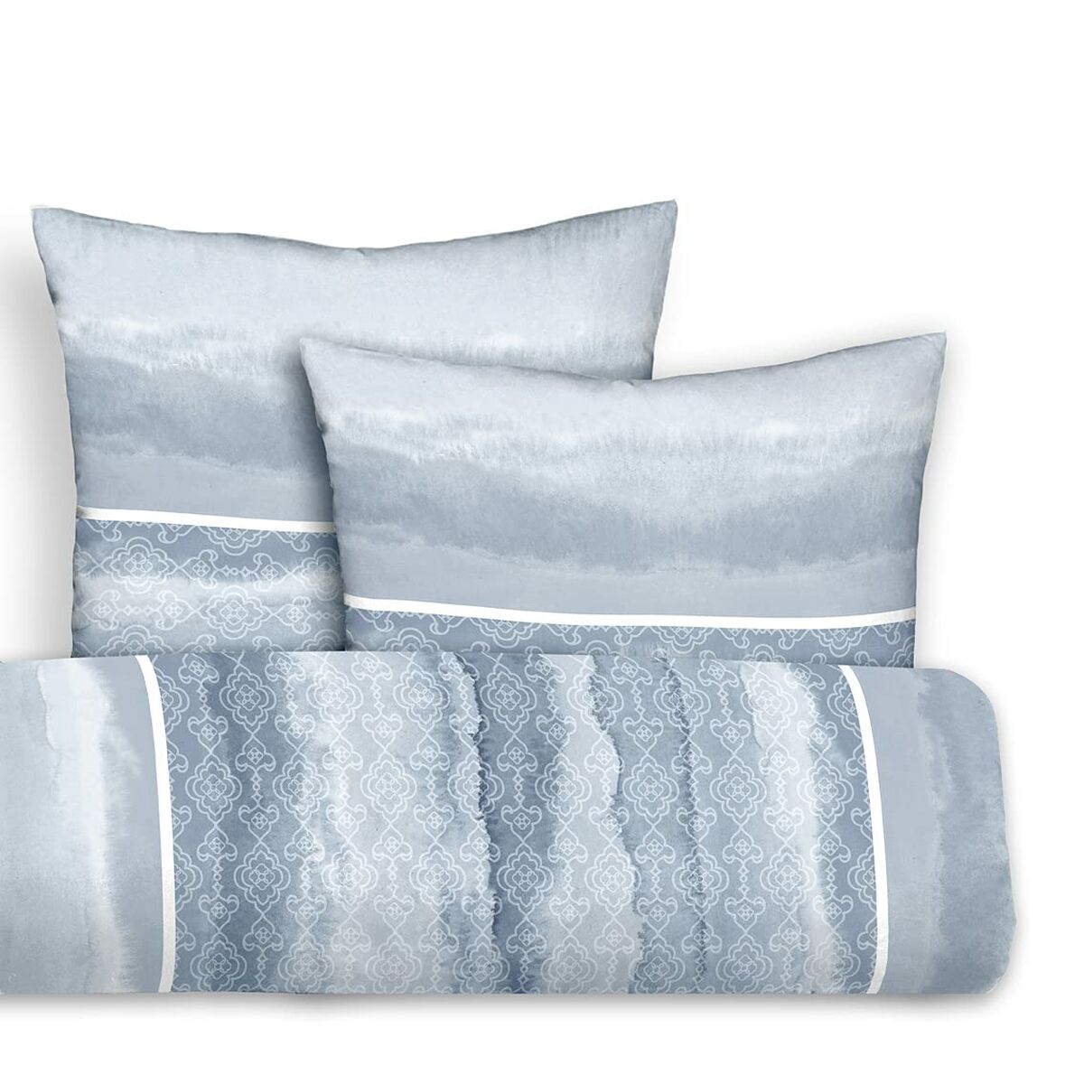 Set di copripiumino Pierre Cardin NINA Azzurro Matrimoniale 3 Pezzi 5 D2101849_3