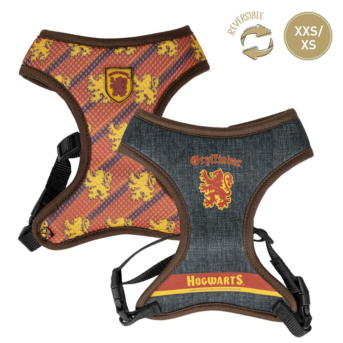 Imbracatura per Cani Harry Potter Reversibile Rosso XXS 10 S0738372_8
