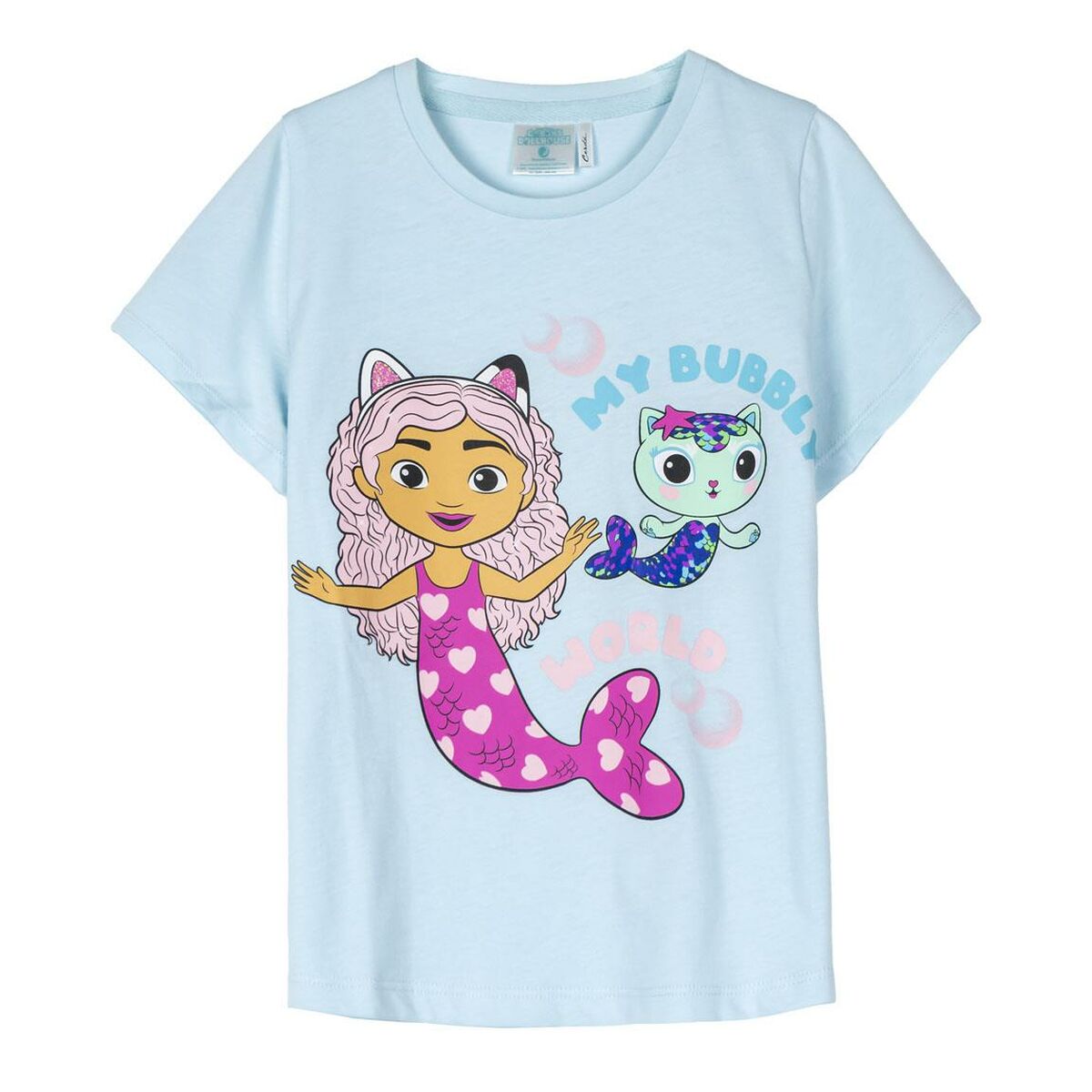 Maglia a Maniche Corte per Bambini Gabby's Dollhouse Turchese 2 S0739536_0