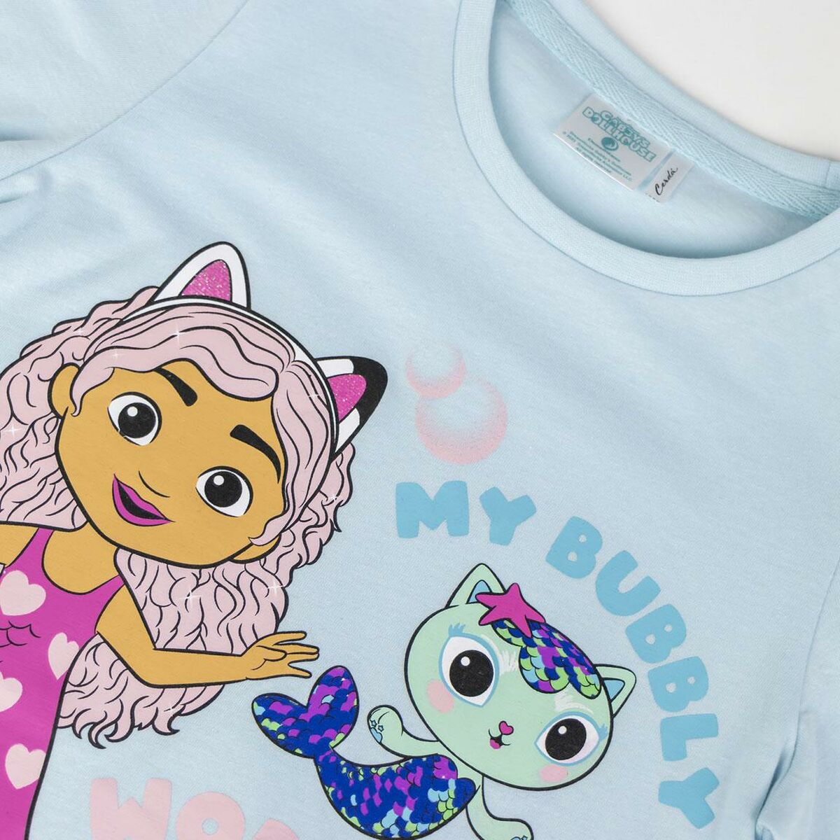 Maglia a Maniche Corte per Bambini Gabby's Dollhouse Turchese 5 S0739536_3