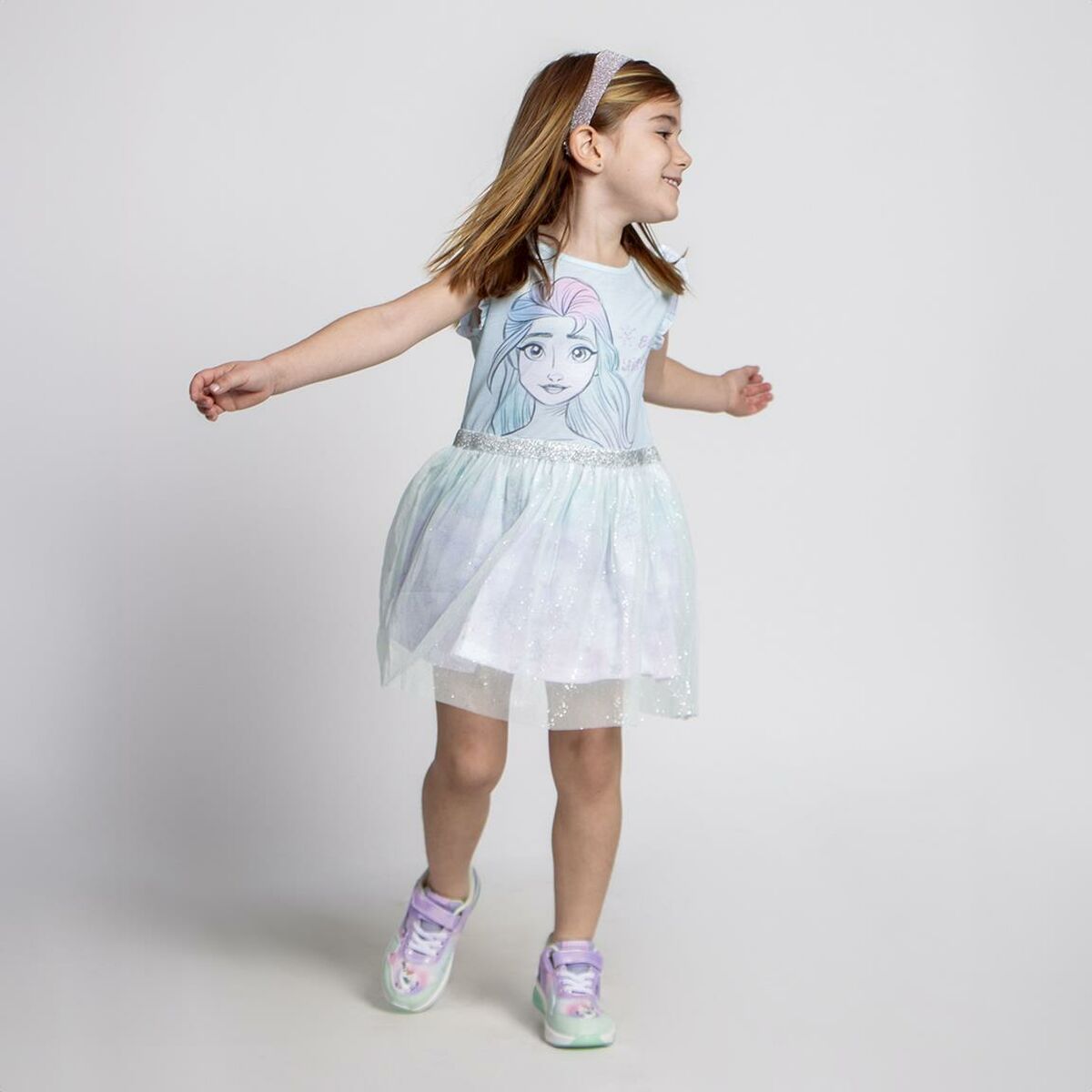 Vestito Frozen Turchese 4 S0739544_2