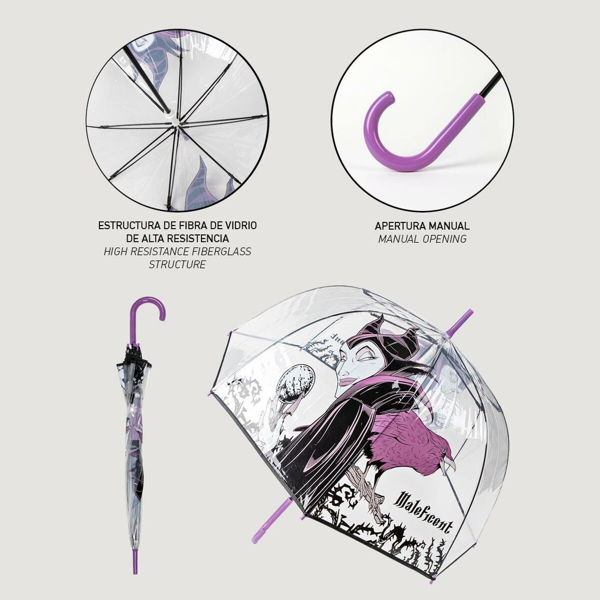 Ombrelli Disney Nero PoE 6 S0741073_4