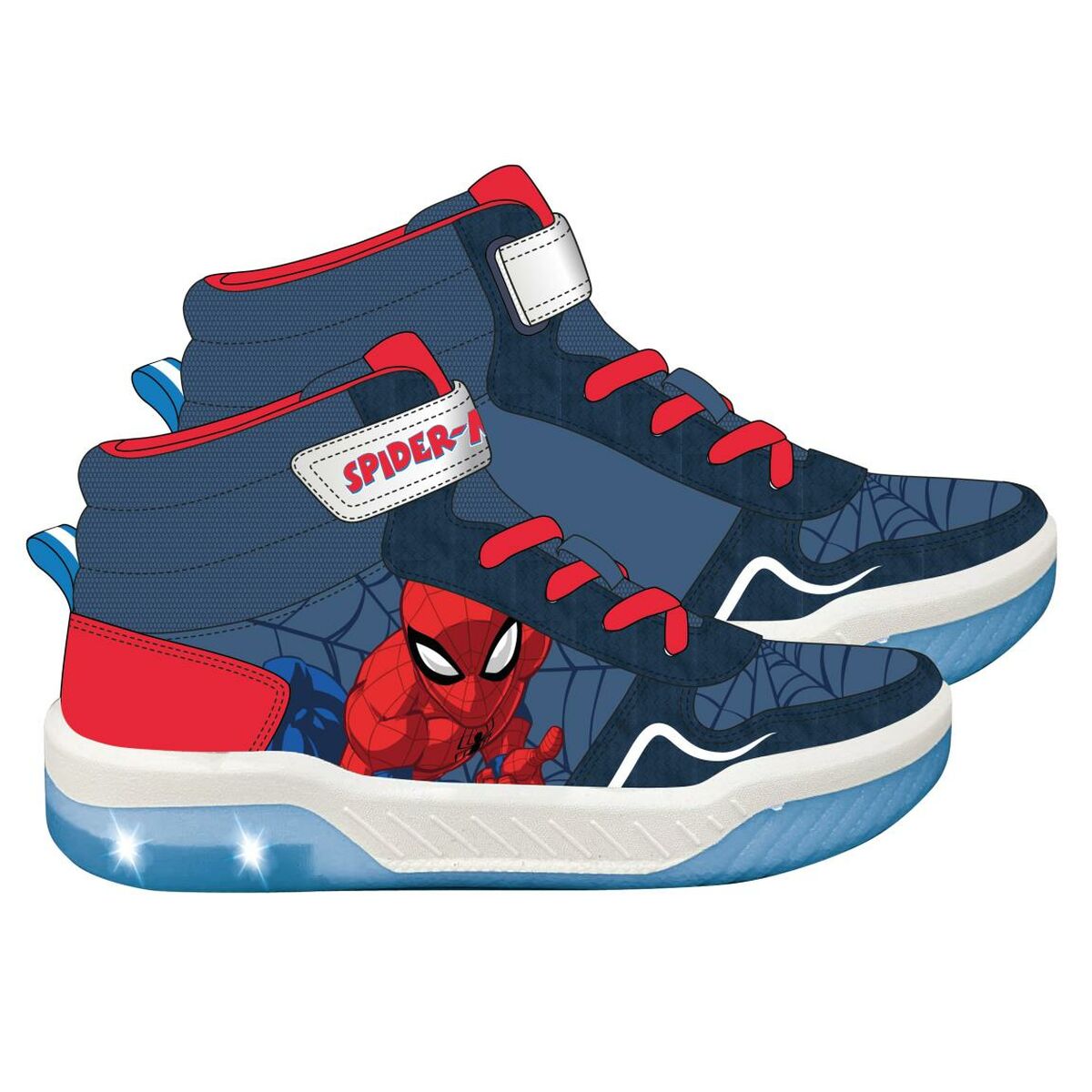 Scarpe Casual con LED Spider-Man Blu scuro 3 S0741675_1