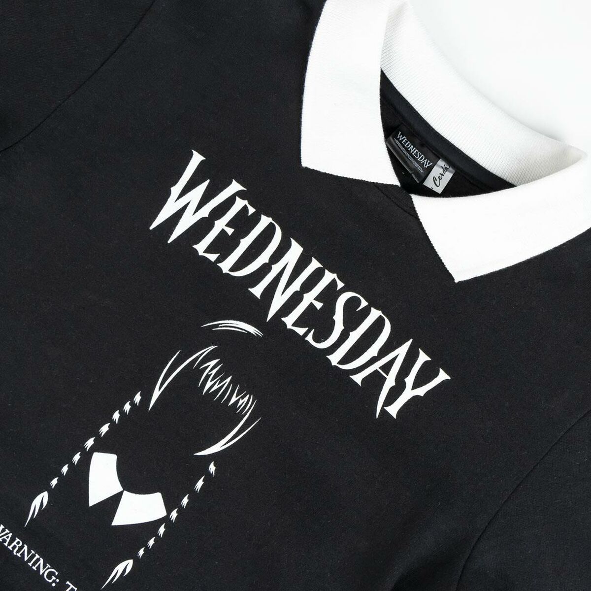 Felpa senza Cappuccio Bambino Wednesday Grigio scuro 5 S0741285_3