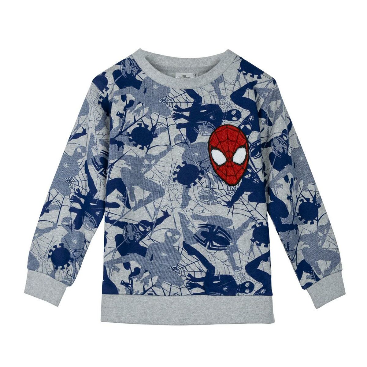 Felpa senza Cappuccio Bambino Spider-Man Grigio 2 S0741279_0
