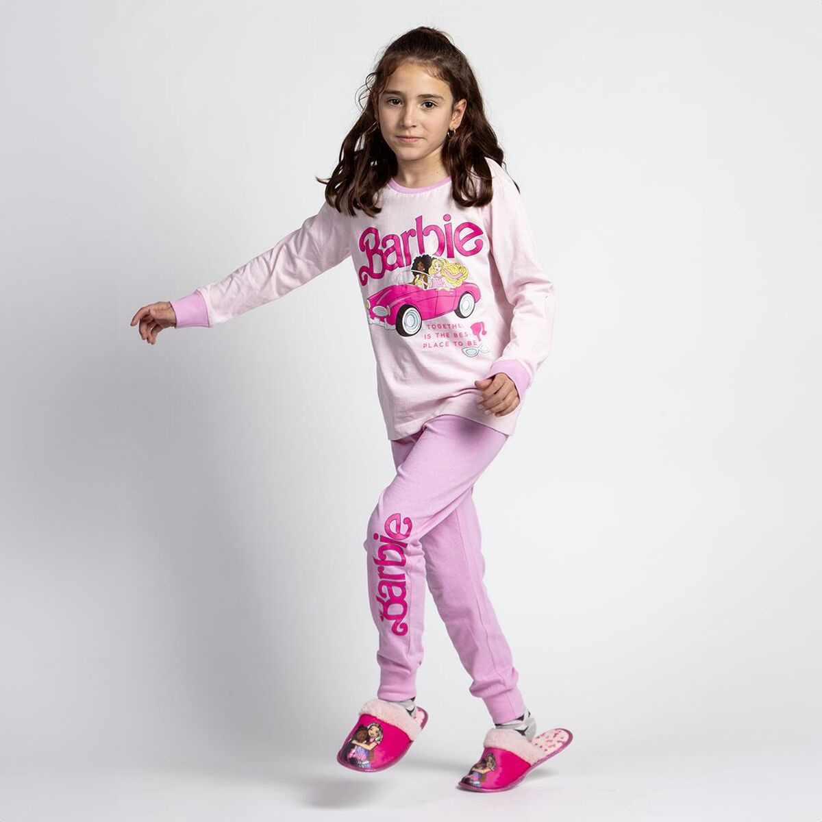 Pigiama Per bambini Barbie Rosa 5 S0741290_3