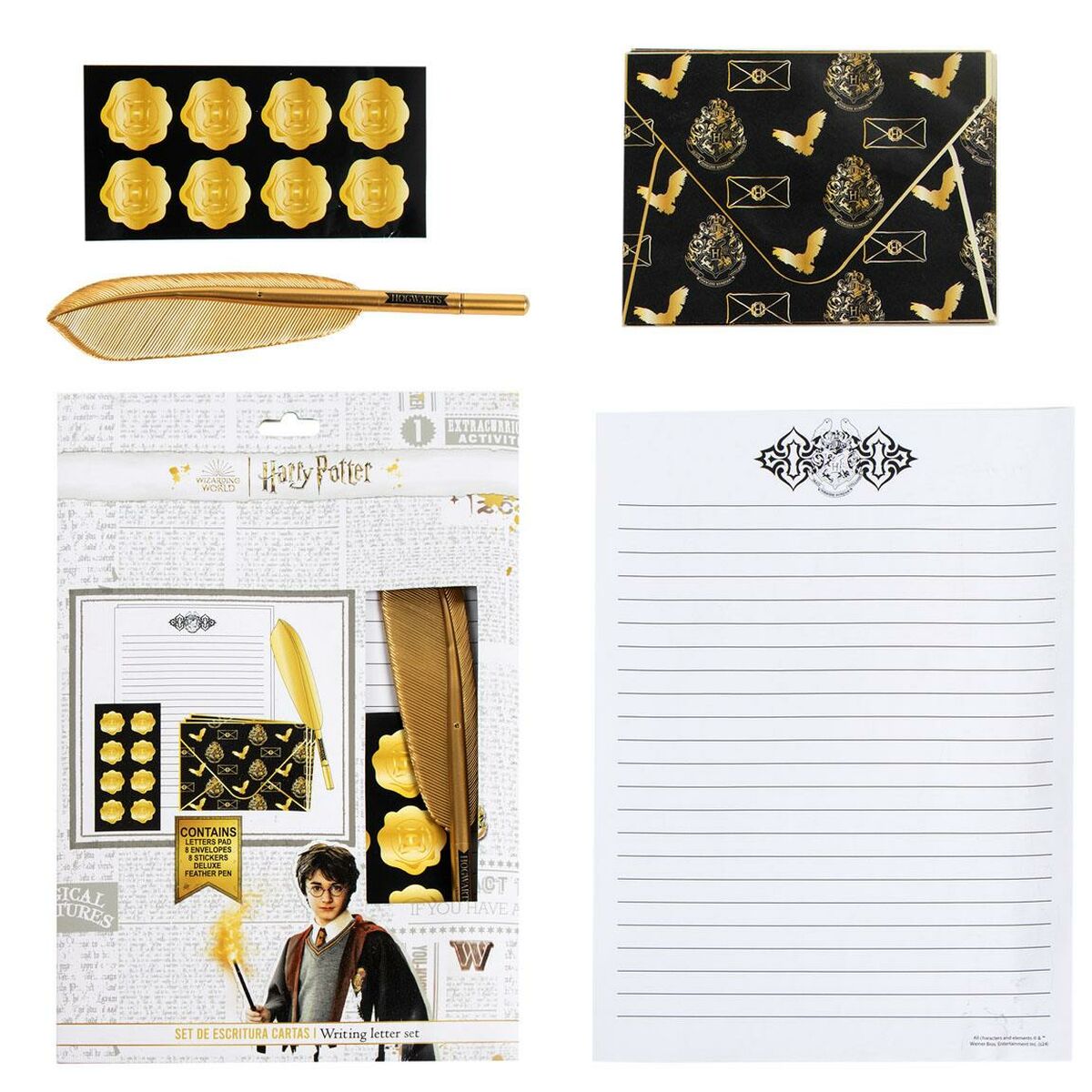 Set di Cancelleria Harry Potter Bianco 4 S0741239_2