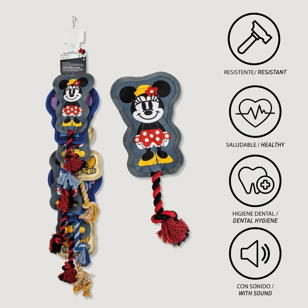 Giocattoli per cani Mickey Mouse Nero Taglia unica 5 S0741817_3