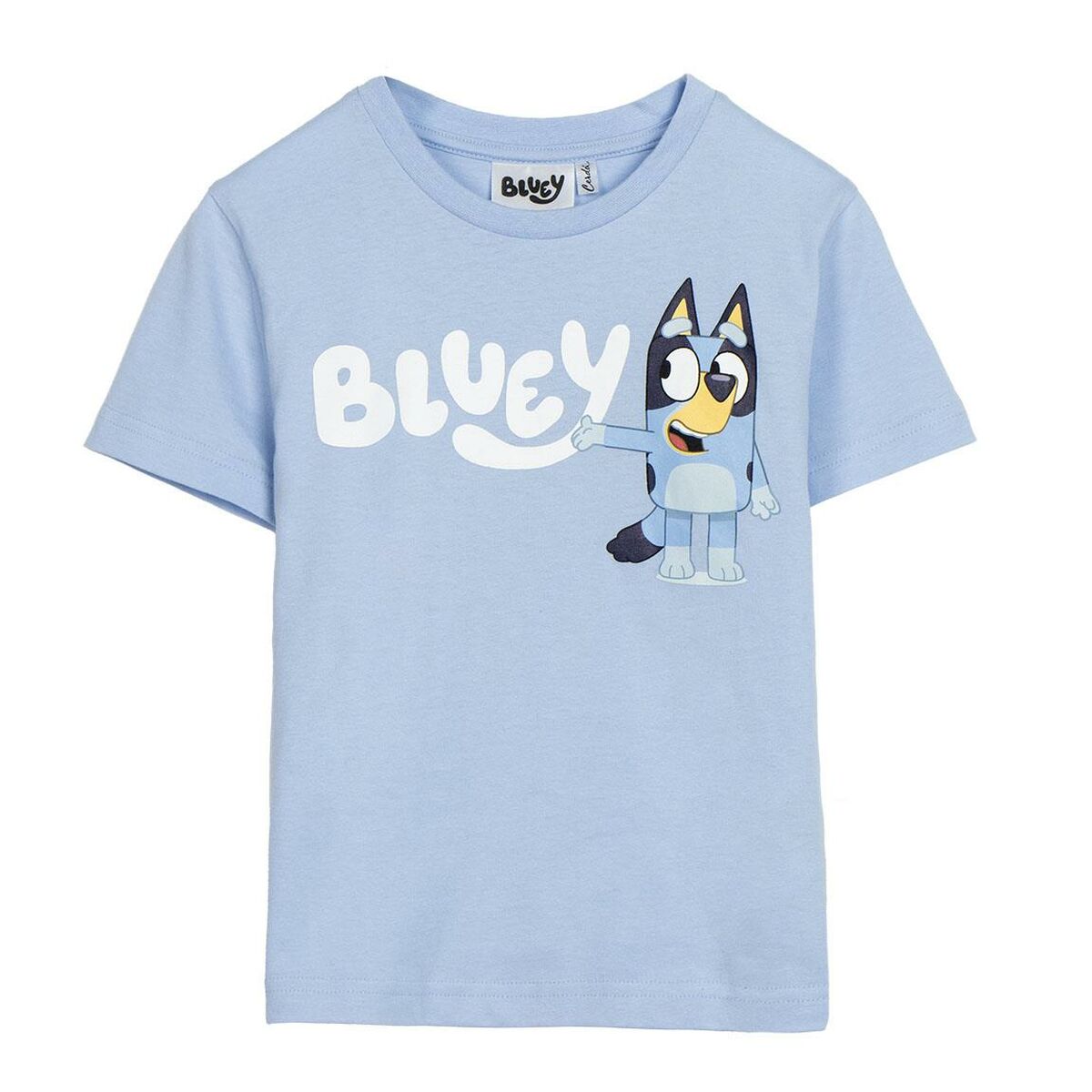 Maglia a Maniche Corte per Bambini Bluey Azzurro Chiaro 2 S0742389_0