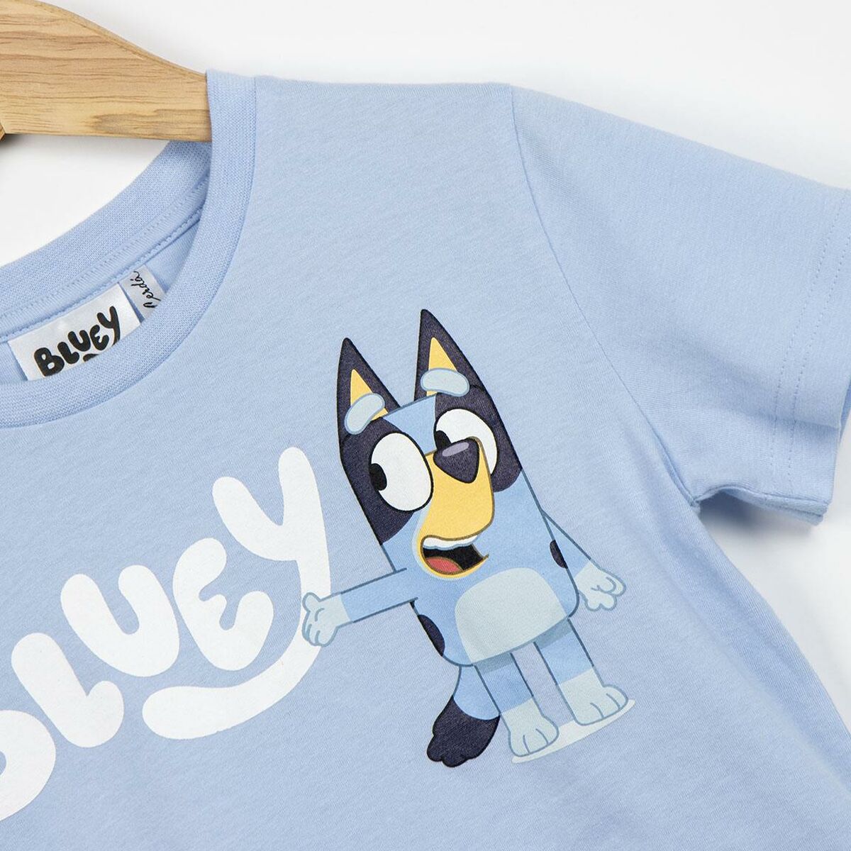 Maglia a Maniche Corte per Bambini Bluey Azzurro Chiaro 4 S0742389_2