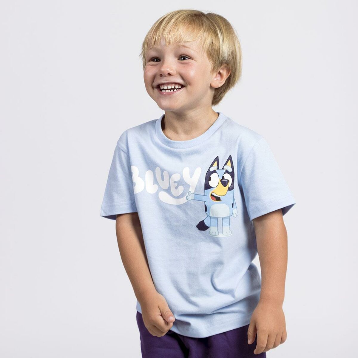 Maglia a Maniche Corte per Bambini Bluey Azzurro Chiaro 5 S0742389_3