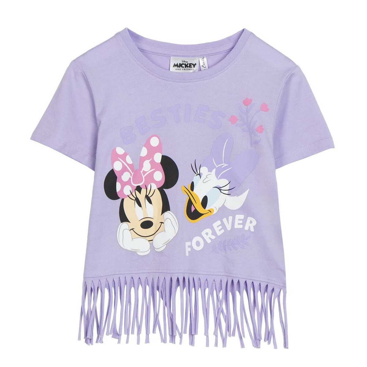 Maglia a Maniche Corte per Bambini Minnie Mouse Viola 2 S0742391_0