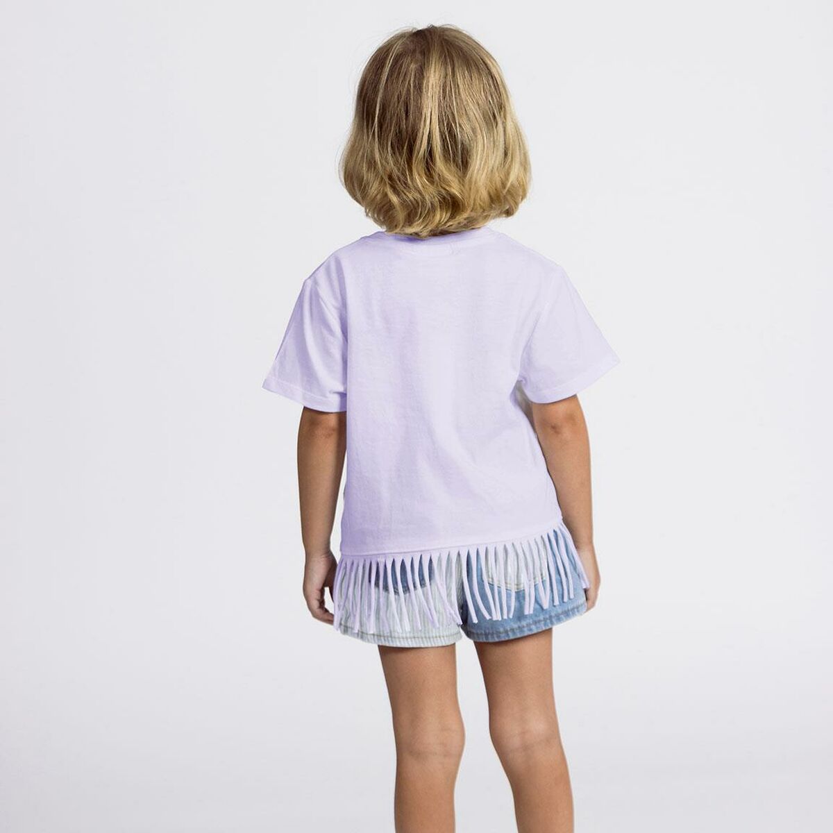 Maglia a Maniche Corte per Bambini Minnie Mouse Viola 6 S0742391_4
