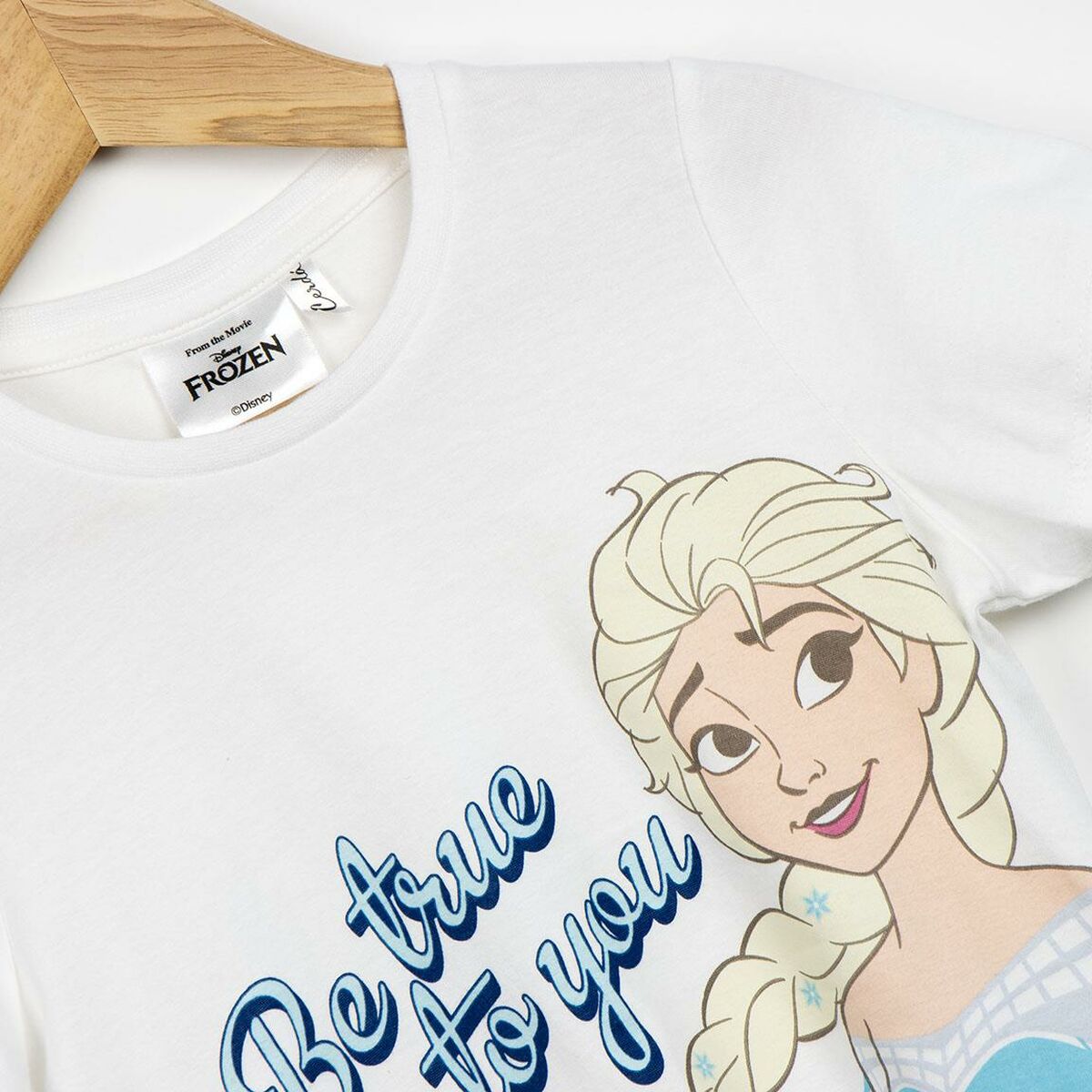 Maglia a Maniche Corte per Bambini Frozen Bianco 4 S0742397_2