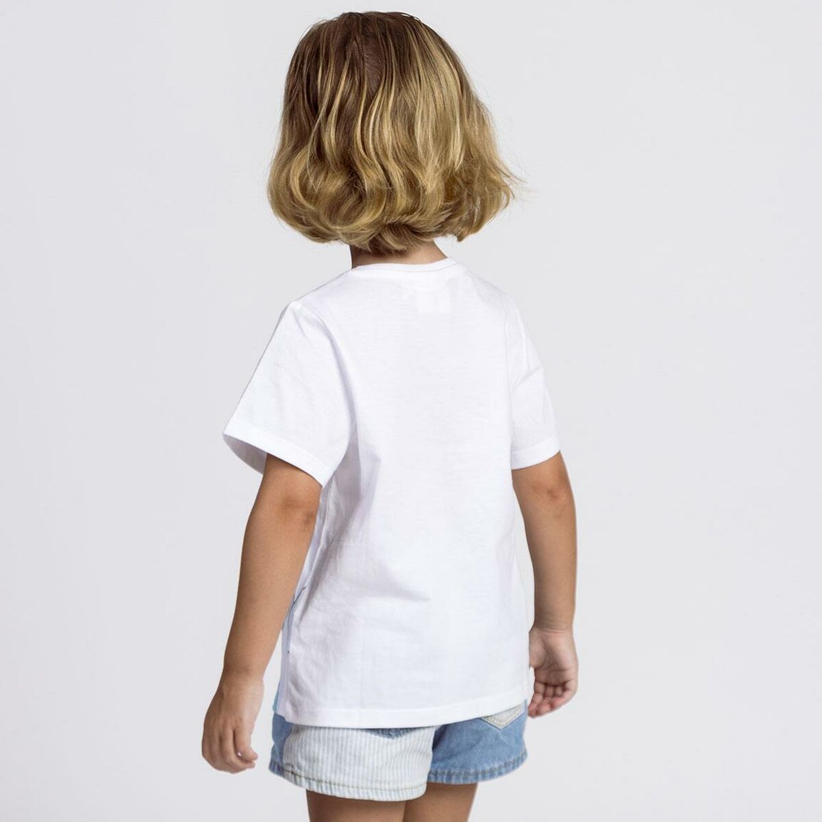 Maglia a Maniche Corte per Bambini Frozen Bianco 6 S0742397_4