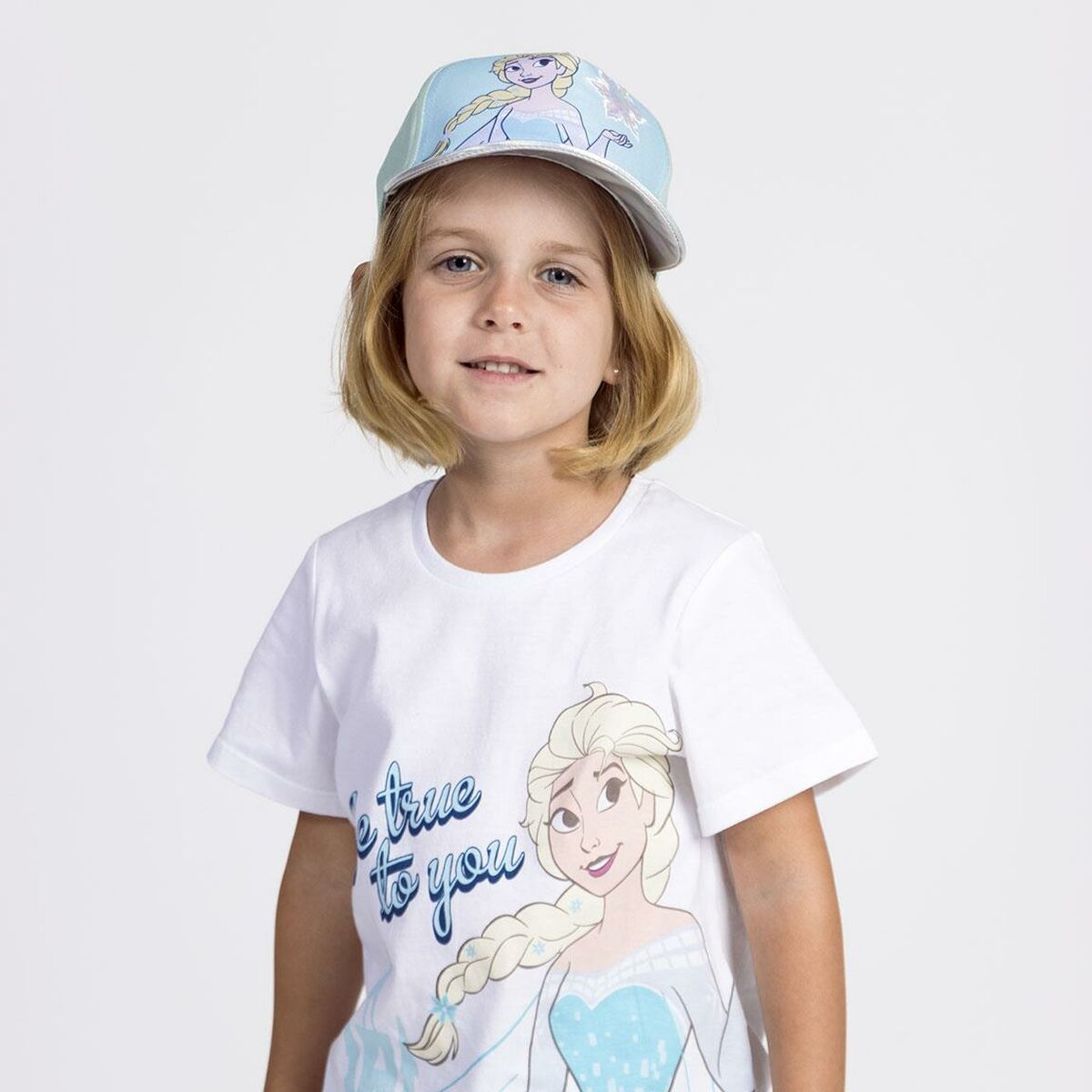 Maglia a Maniche Corte per Bambini Frozen Bianco 7 S0742397_5