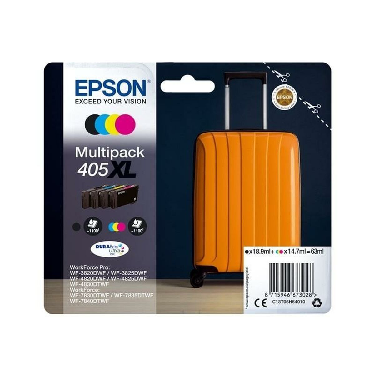 Cartuccia ad Inchiostro Originale Epson Nero/Ciano/Magenta/Giallo 3 S8433860_1