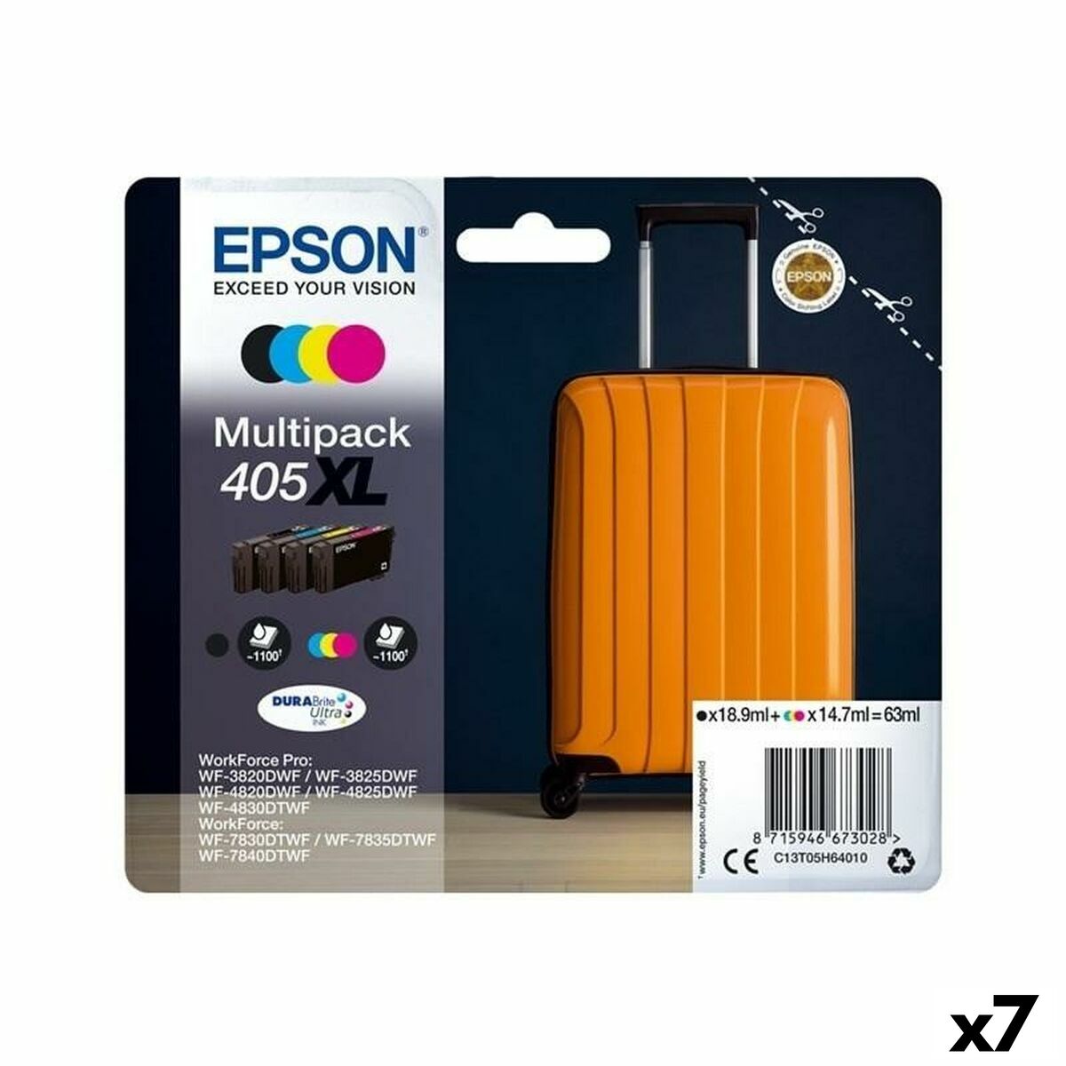 Cartuccia ad Inchiostro Originale Epson Nero/Ciano/Magenta/Giallo 2 S8433860_0
