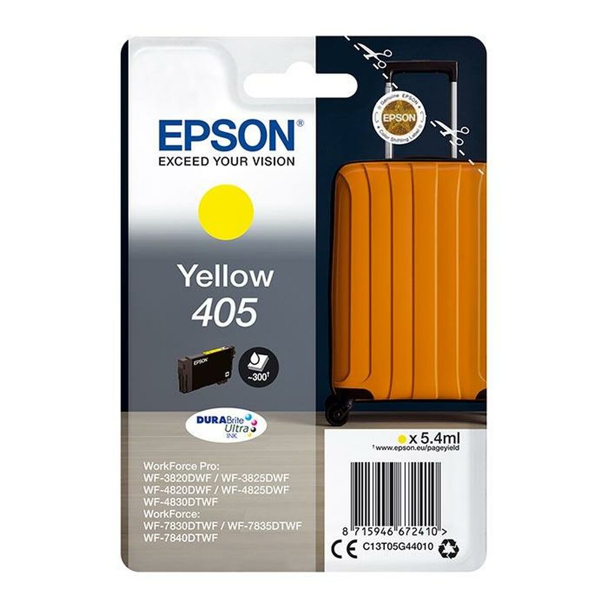 Cartuccia ad Inchiostro Originale Epson Nº 405 Giallo (8 Unità) 3 S8438082_1
