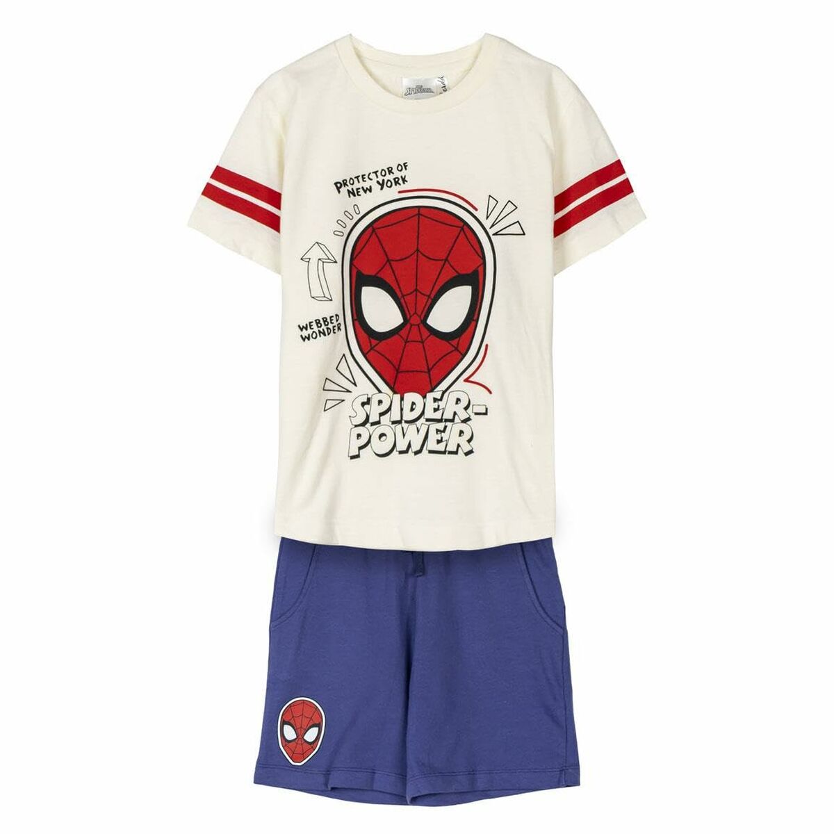 Set di Indumenti Spider-Man Azzurro Beige 2 S0739604_0