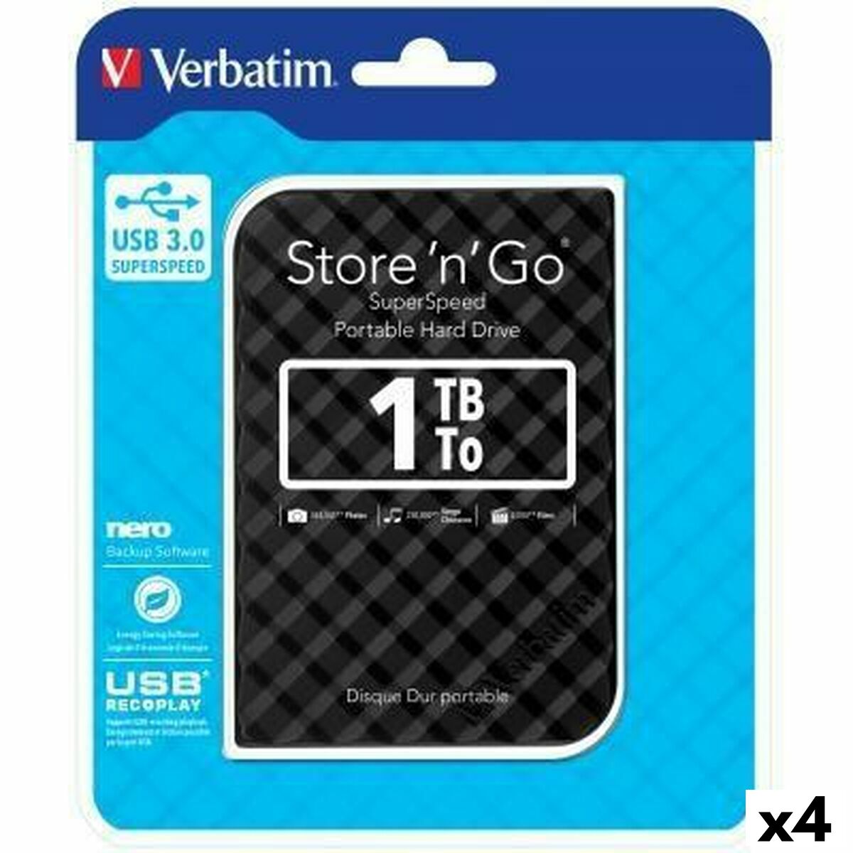 Hard Disk Esterno Verbatim Store n Go 1 TB 2 S8434211_0