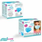 Scatola di maschere igieniche SensiKare 50 Pezzi (12 Unità)