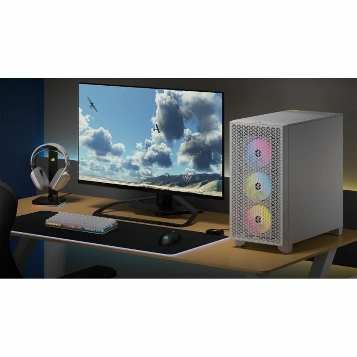 Cassa ATX Corsair CC-9011256-WW Bianco 2 S7193588_0