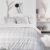 Set di copripiumino TODAY Qads Grigio chiaro 220 x 240 cm 3 Pezzi 1 S71001219_0