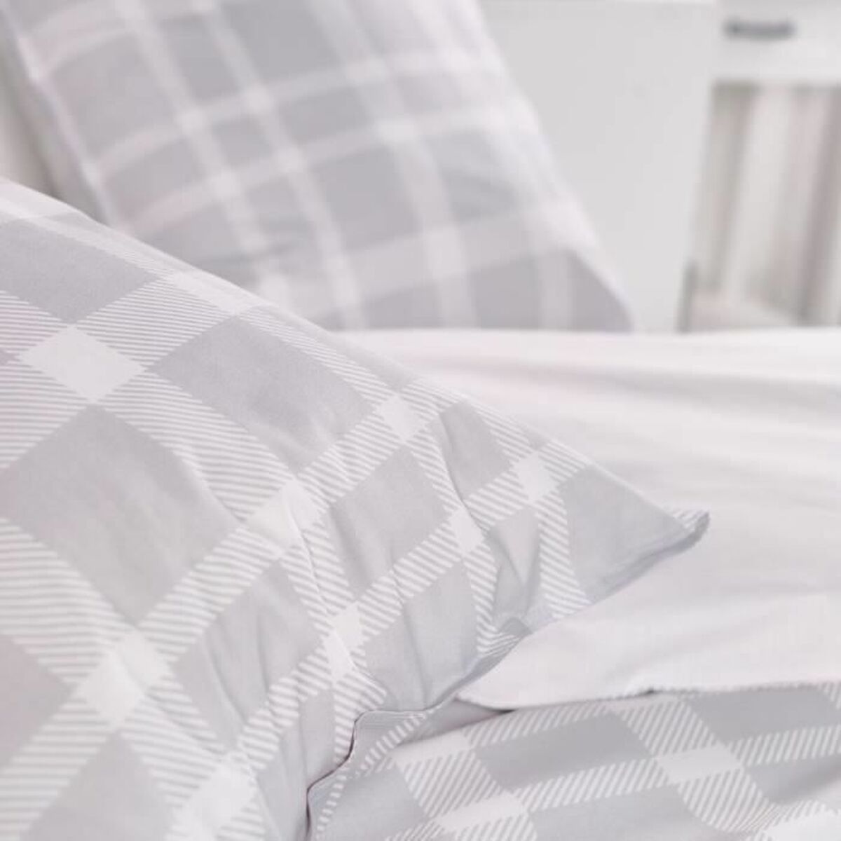 Set di copripiumino TODAY Qads Grigio chiaro 220 x 240 cm 3 Pezzi 4 S71001219_2