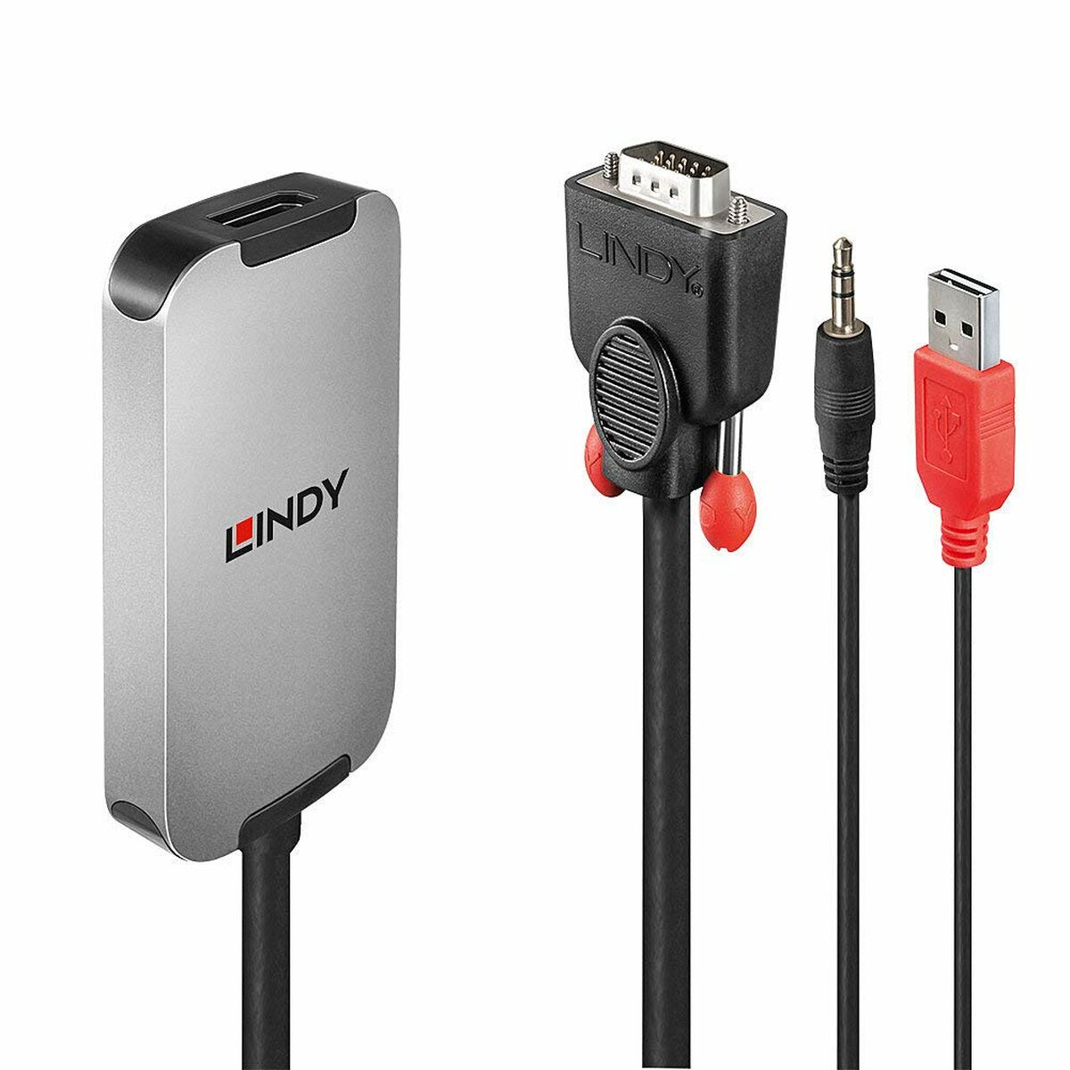 Adattatore DisplayPort con VGA LINDY 38296 Nero 2 S7715789_0