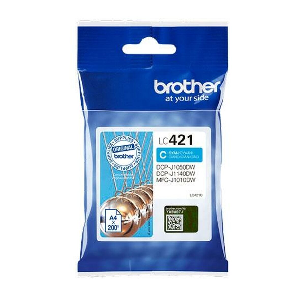 Cartuccia ad Inchiostro Originale Brother LC421 Ciano (5 Unità) 3 S8434126_1