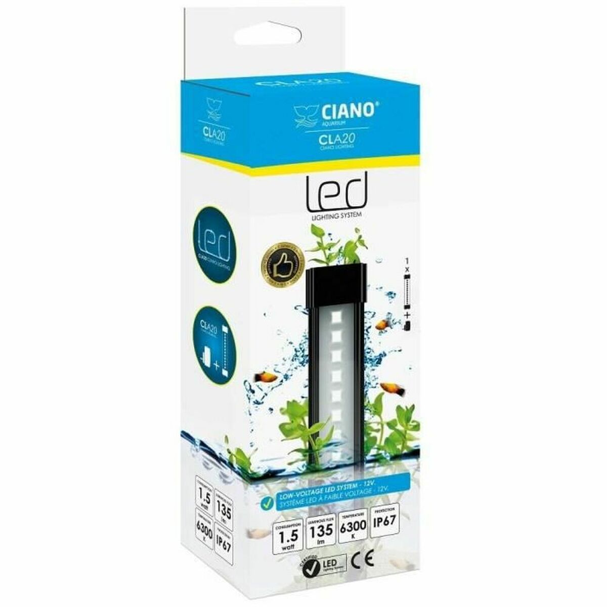 Luce LED Ciano Cla60 Plants 8 W 2 S7139211_0