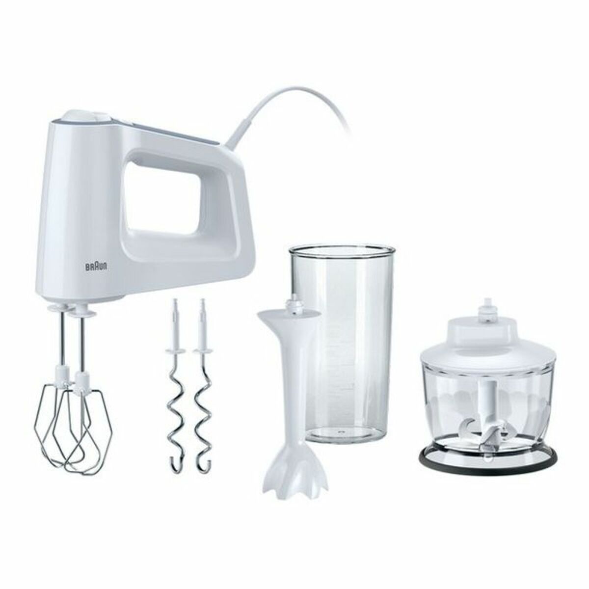 Sbattitore-Impastatrice Braun HM3135WH 500 ml 500W 500 W 2 S7153629_0