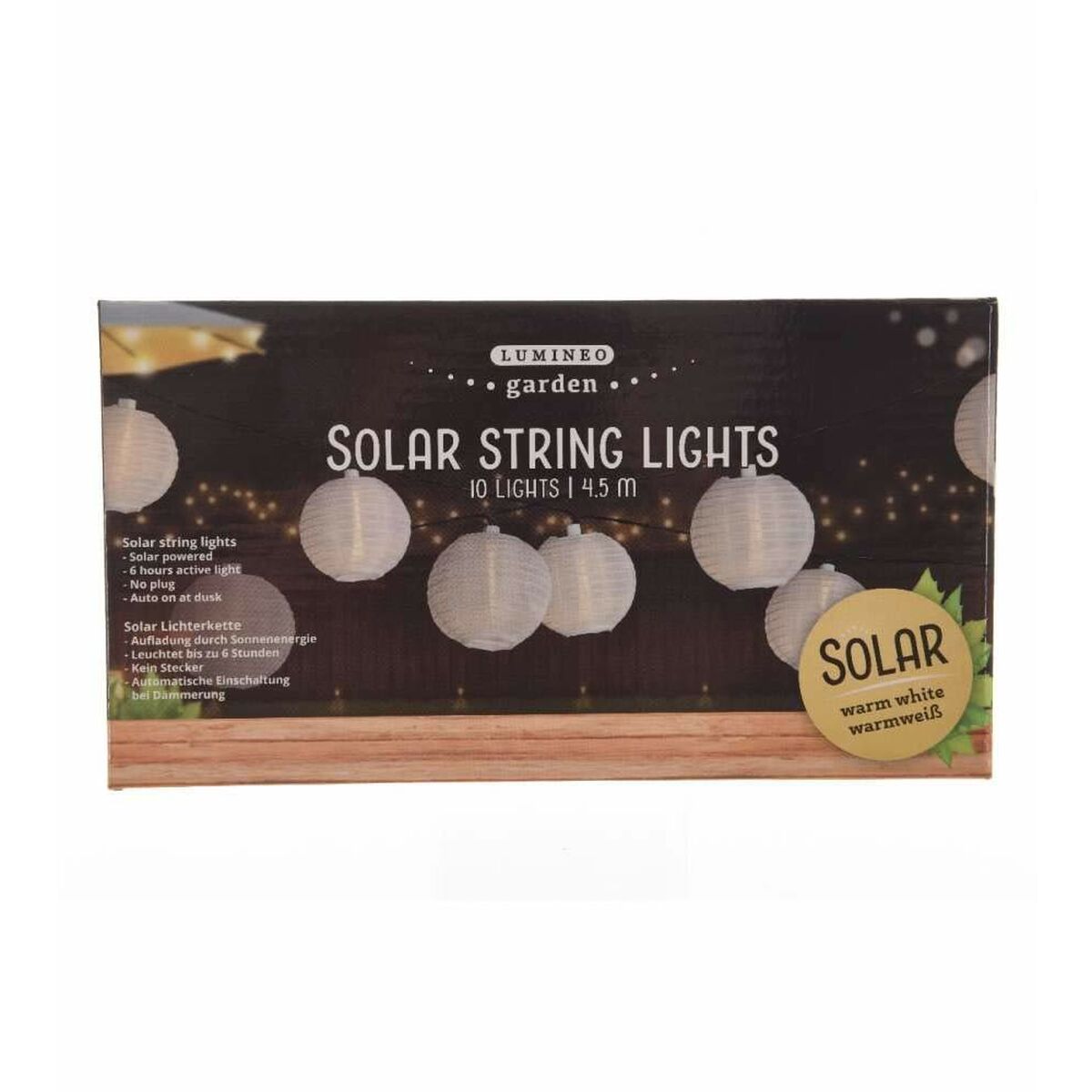 Ghirlanda di Luci LED Lumineo Esterno Solare Bianco (7,5 m) 4 S7917612_2