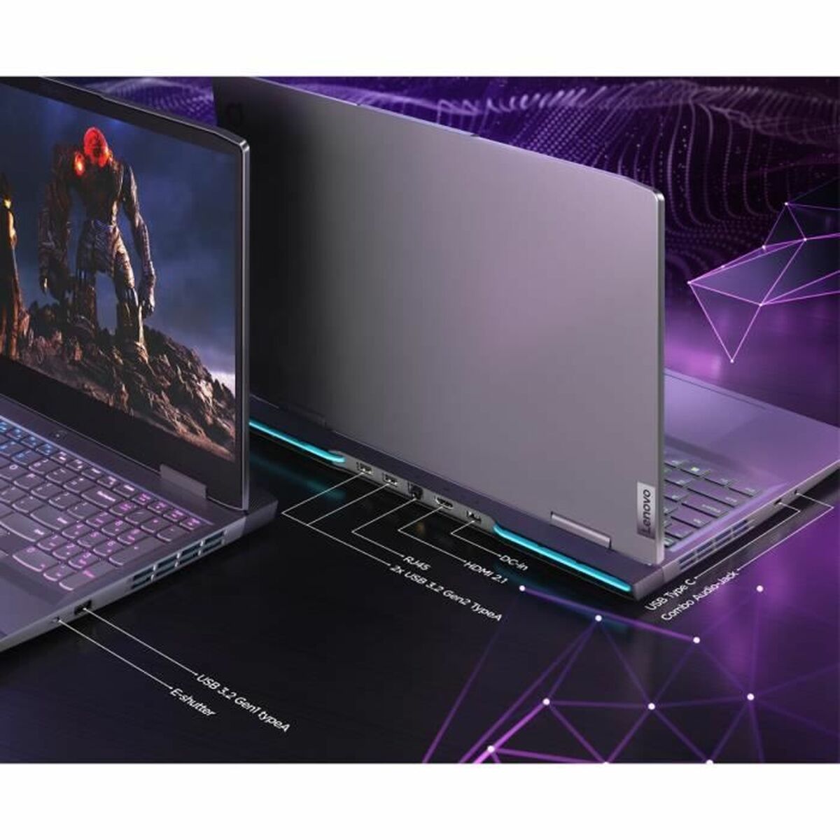 Laptop Lenovo LOQ 15IAX9 15,6" Intel Core i5-12450HX 24 GB RAM 512 GB 512 GB SSD Nvidia Geforce RTX 4060 6 S71013327_4