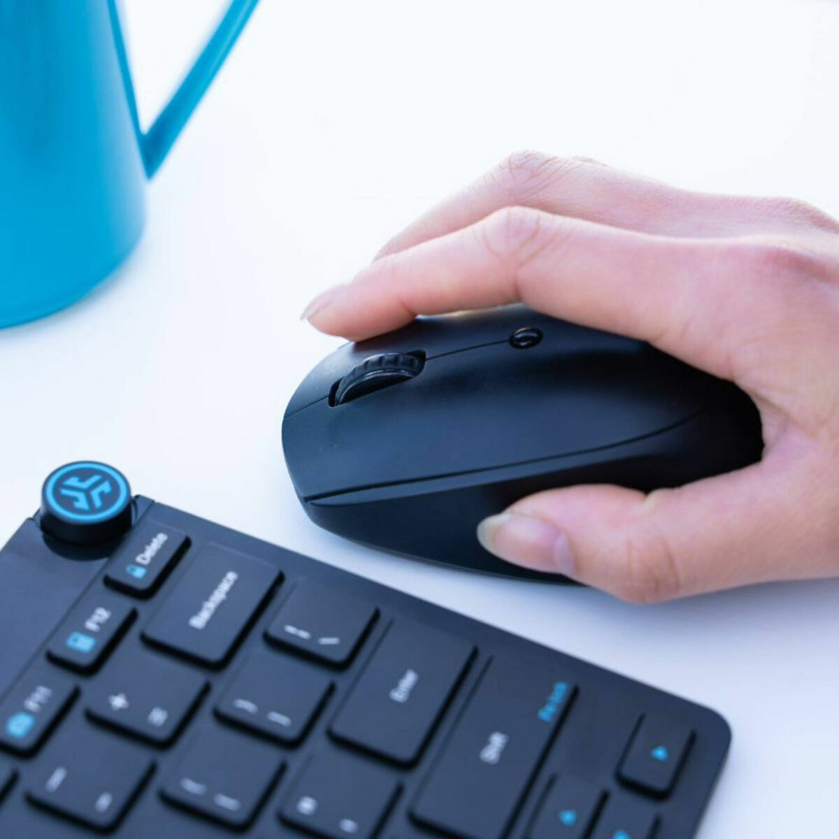 Mouse senza Fili JLab IEUMGOCHRGMSRBLK124 Nero 1600 dpi 5 S77216861_3