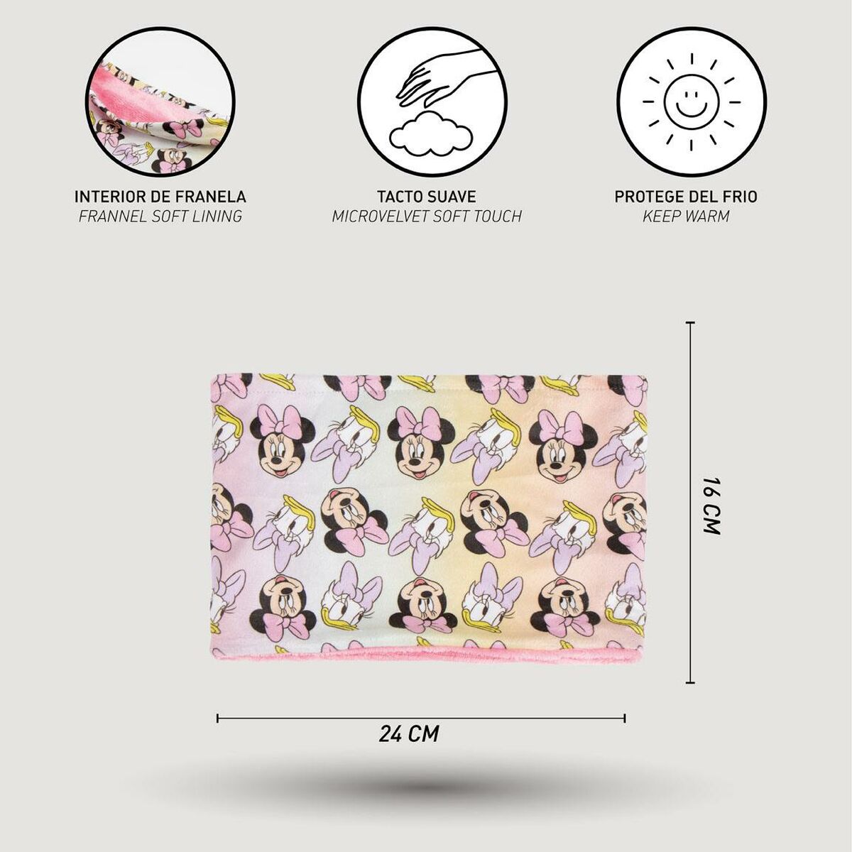 Scaldacollo Minnie Mouse Multicolore 5 S0740883_3