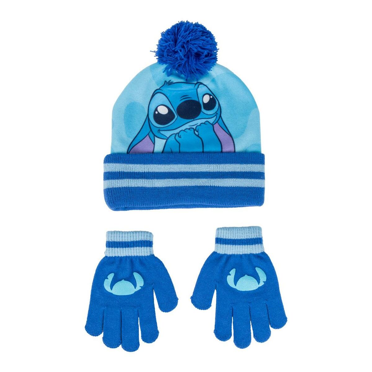 Berretto per Bambini Stitch Azzurro Chiaro (Taglia unica) 2 S0741137_0