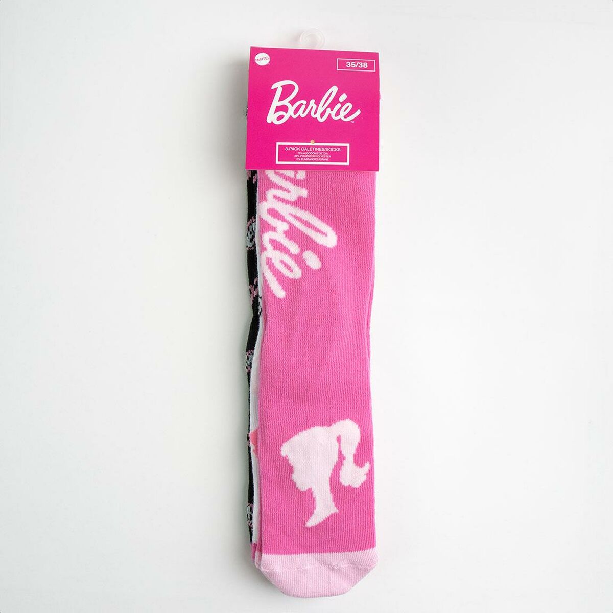 Calzini Barbie 3 paia 6 S0743147_4